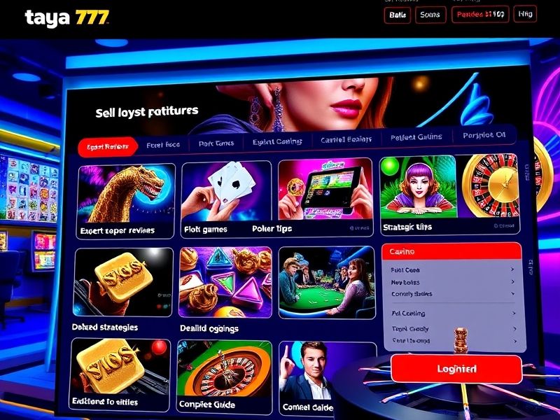 Discover the best gambling experience on taya777login.com. Enjoy exclusive promotions, secure login, and a vast selection of casino games including slots and live dealers. Your top destination for online gaming.